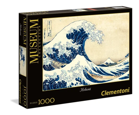 Produktbild zu Clementoni - Museum Collection Puzzle - Die gro&szlig;e Welle vor Kanagawa