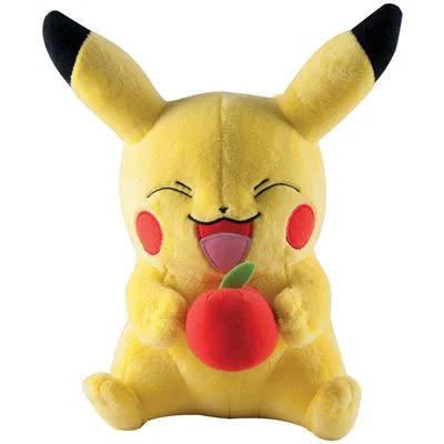 Produktbild zu Pok&eacute;mon - Tomy Pl&uuml;sch - Pikachu mit Apfel