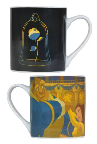 Produktbild zu Die Sch&ouml;ne und das Biest - Tasse mit Thermoeffekt - Rose