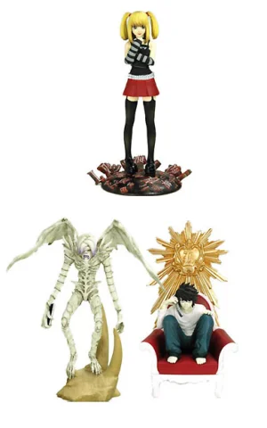 Produktbild zu Death Note - Misa Amane, L & Rem 3er PVC Figuren Set Volume 2