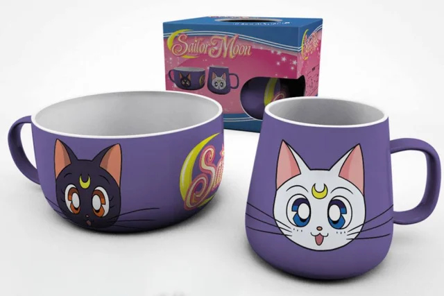 Produktbild zu Sailor Moon - Fr&uuml;hst&uuml;cks-Set - Luna & Artemis