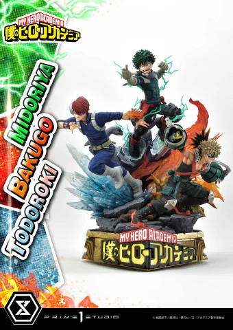 Produktbild zu My Hero Academia - Premium Diorama - Izuku Midoriya, Katsuki Bakugō & Shōto Todoroki
