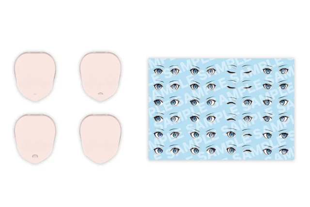 Produktbild zu SOUSAI SHOJO TEIEN - Plastic Model Kit Zubeh&ouml;r - Customized Face & Decal Set Vol. 3