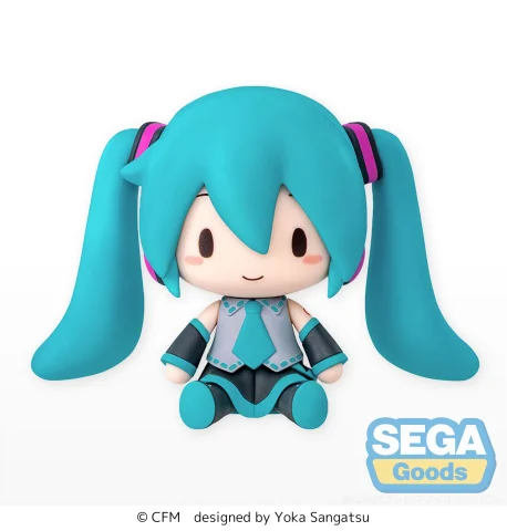 Produktbild zu Character Vocal Series - Fuwapuchi Chibi Figure - Miku Hatsune