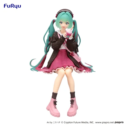 Produktbild zu Character Vocal Series - Noodle Stopper Figure - Miku Hatsune (Autumn Date Pink Color ver.)