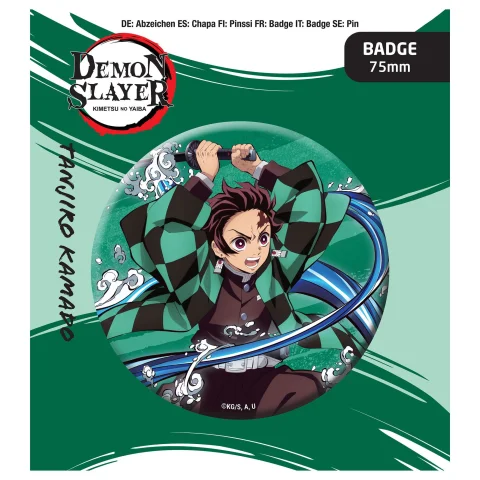 Produktbild zu Demon Slayer - Button - Tanjirō Kamado