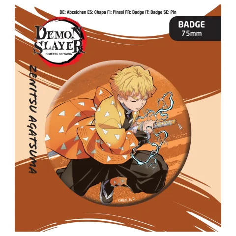 Produktbild zu Demon Slayer - Button - Zen'itsu Agatsuma