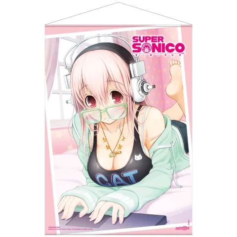 Produktbild zu Super Sonico - Wallscroll - Super Sonico on her Laptop