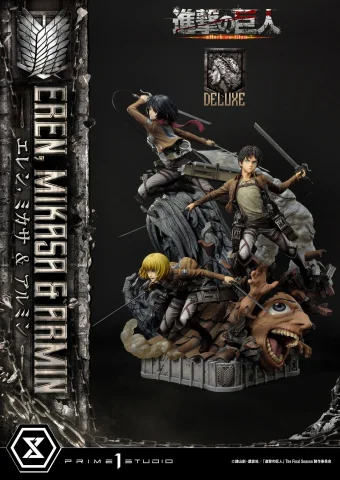 Produktbild zu Attack on Titan - Ultimate Premium Masterline - Eren, Mikasa, & Armin (Deluxe Bonus Version)