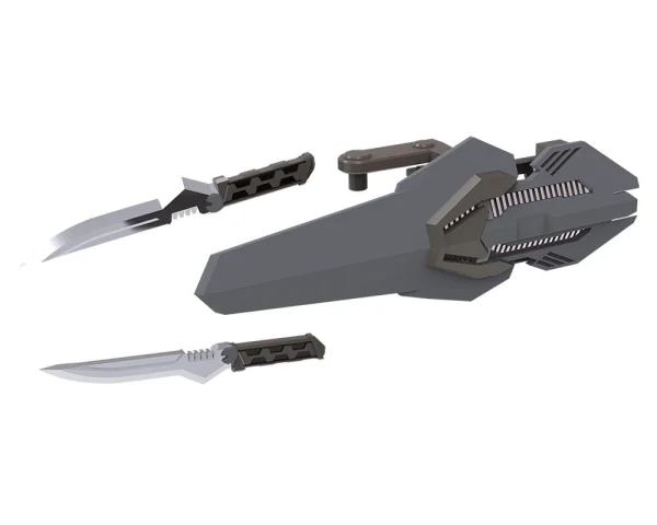 Produktbild zu M.S.G - Plastic Model Kit Zubeh&ouml;r - Weapon Unit55 Composite Plate Unit01 (Gray Ver.)