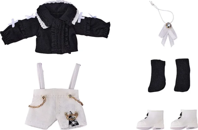 Produktbild zu Nendoroid Doll - Zubeh&ouml;r - Outfit Set: Suspender Shorts Set (Black & White)