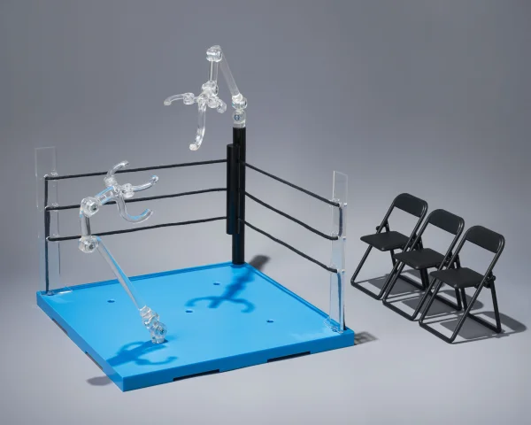 Produktbild zu Tamashii Stage - Zubeh&ouml;r - ACT Ring Corner & Folding Chair Set (Neutral)