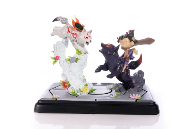 Produktbild zu Okamiden - Non-Scale Figure - Chibiterasu vs. Dark Chibiterasu & Possessed Kuni