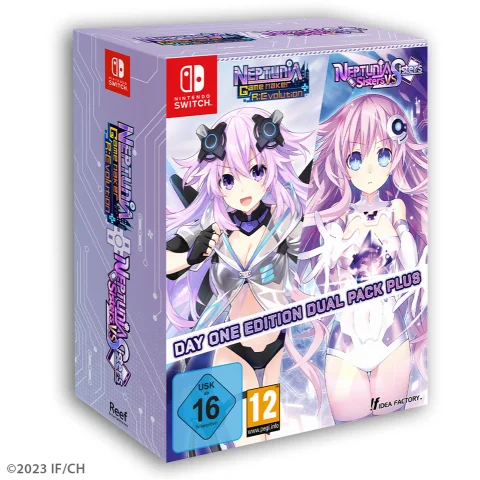 Produktbild zu Neptunia Game Maker R:Evolution & Neptunia: Sisters VS Sisters (Day One Edition Dual Pack Plus) (Switch)