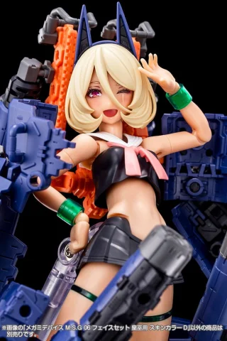 Produktbild zu Megami Device - Plastic Model Kit Zubeh&ouml;r - M.S.G 06 Face Set Auv Skin Color D