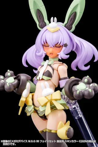Produktbild zu Megami Device - Plastic Model Kit Zubeh&ouml;r - M.S.G 06 Face Set Auv Skin Color E