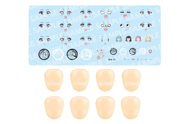 Produktbild zu SOUSAI SHOJO TEIEN - Plastic Model Kit Zubeh&ouml;r - Customized Face & Decal Set Vol. 5 (Designed by En Morikura)