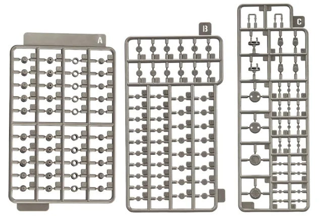 Produktbild zu M.S.G - Plastic Model Kit Zubeh&ouml;r - Mecha Supply 10 Detail Cover Type A