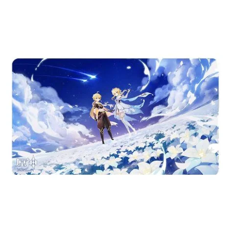 Produktbild zu Genshin Impact - Mousepad - Aether & Lumine (Twin Stars on Floral Sea)