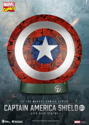 Produktbild zu Marvel - Life Size Statue - Captain America Shield