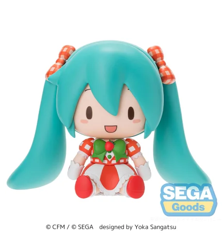 Produktbild zu Character Vocal Series - Fuwapuchi Chibi Figure - Miku Hatsune (Love and Berry Dress Up and Dance! Lovely Strawberry)