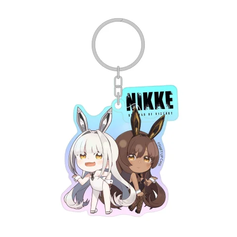 Produktbild zu NIKKE - Acrylic Keychain - Blanc & Noir (Holographic)