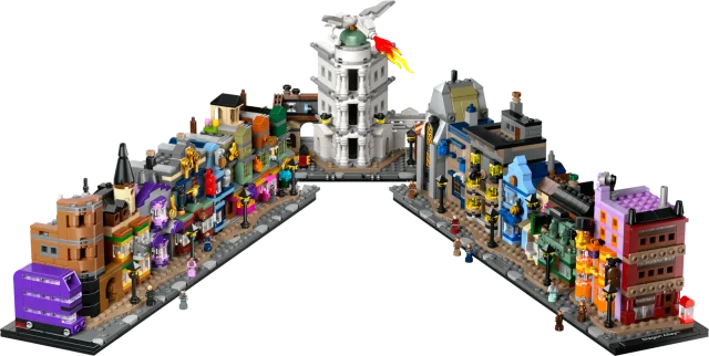 Produktbild zu Harry Potter - LEGO Modellbausatz - Diagon Alley Wizarding Shops