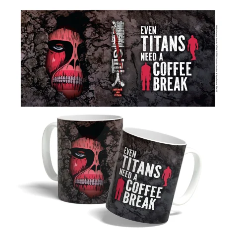 Produktbild zu Attack on Titan - Tasse - Coffee Break Time