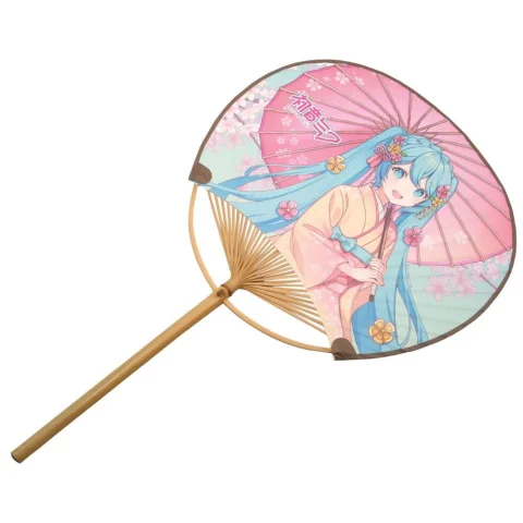 Produktbild zu Character Vocal Series - Uchiwa - Miku Kimono