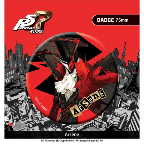 Produktbild zu Persona 5 - Button - Ars&egrave;ne