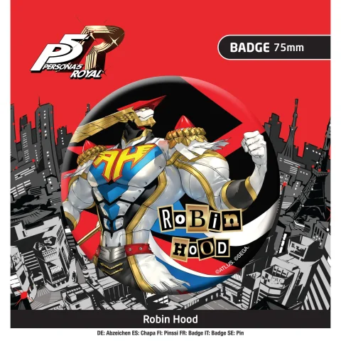 Produktbild zu Persona 5 - Button - Robin Hood