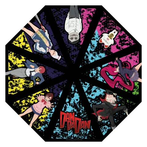 Produktbild zu DAN DA DAN - Regenschirm - Characters Black