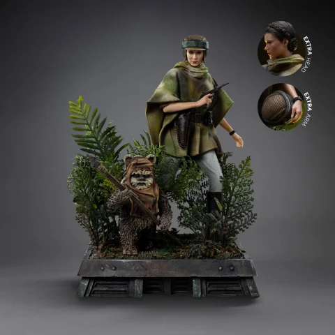 Produktbild zu Star Wars - Art Scale - Leia Organa & Wicket W. Warrick