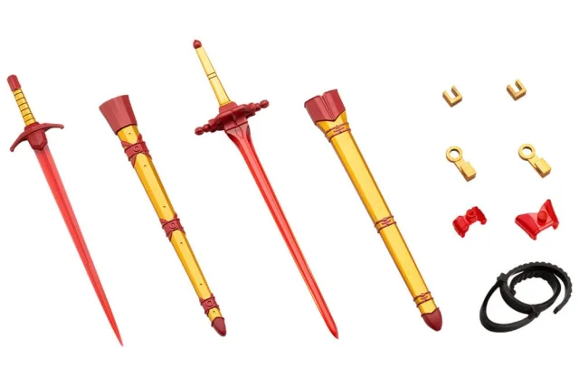Produktbild zu M.S.G - Plastic Model Kit Zubeh&ouml;r - Virtuous Style09 Sword Set A (Flamerite Ver.)