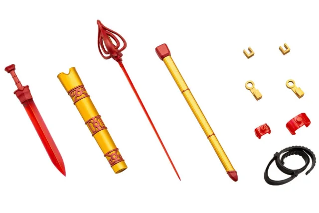 Produktbild zu M.S.G - Plastic Model Kit Zubeh&ouml;r - Virtuous Style10 Sword Set B (Flamerite Ver.)