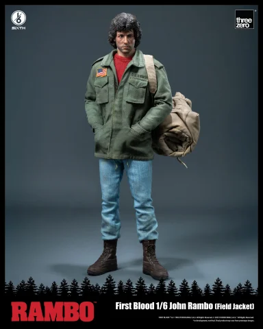 Produktbild zu Rambo - Scale Action Figure - John Rambo (Field Jacket)