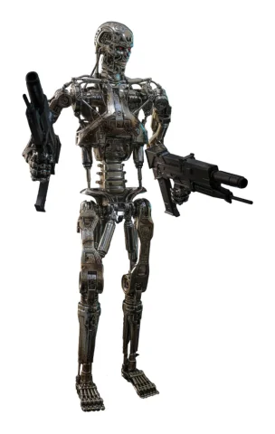 Produktbild zu Terminator - Scale Action Figure - Endoskeleton (Battle Damaged Version)