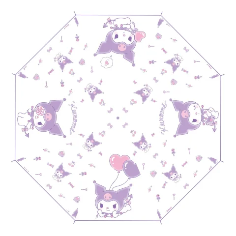 Produktbild zu My Melody - Regenschirm - Kuromi (Kawaii Transparent)