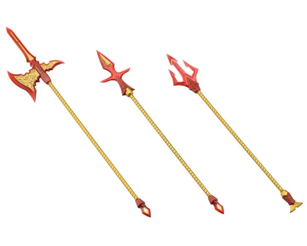 Produktbild zu M.S.G - Plastic Model Kit Zubeh&ouml;r - Virtuous Style11 Pole Weapon Set (Flamerite Ver.)