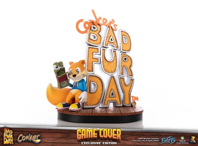 Produktbild zu Conker's Bad Fur Day - First 4 Figures - Game Cover (Exclusive Edition)