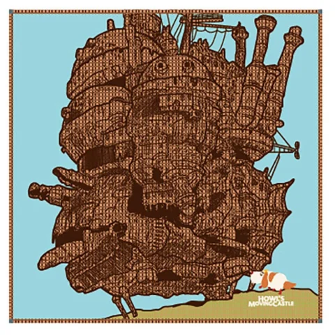 Produktbild zu Das wandelnde Schloss - Taschentuch - Hauru's Castle