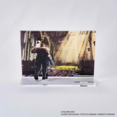 Produktbild zu Final Fantasy VII Remake - Acrylic Stand - Barret Key Art