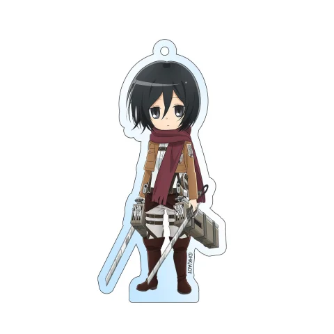 Produktbild zu Attack on Titan - Schl&uuml;sselanh&auml;nger - Mikasa Ackerman (Holographic)