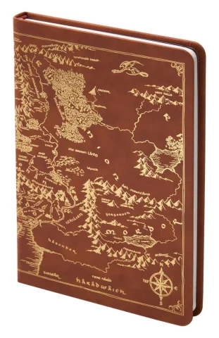 Produktbild zu Herr der Ringe - Notizbuch - Map of Middle-Earth