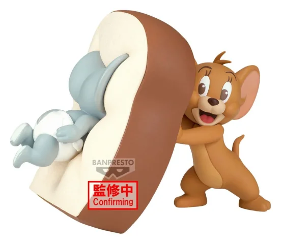 Produktbild zu Tom & Jerry - Sofubi Figure - Jerry & Tuffy (Yummy Bread)