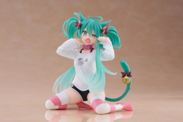 Produktbild zu Character Vocal Series - Desktop Cute - Miku Hatsune (Nekomimi T-Shirt ver.)