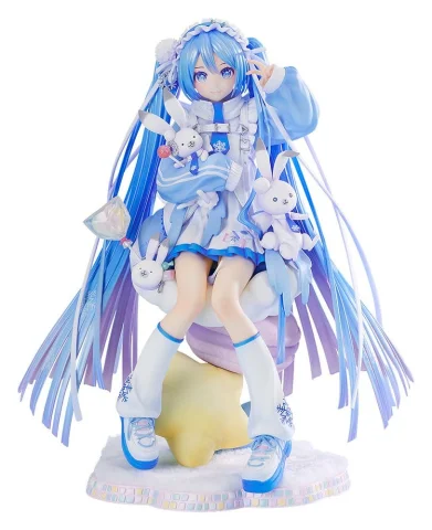 Produktbild zu Character Vocal Series - Scale Figure - Miku Hatsune (Snow) (Yukiiro Pop Ver.)