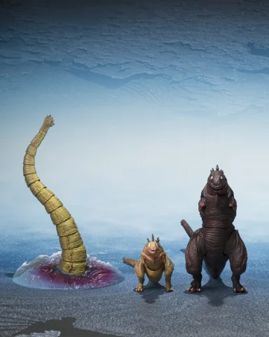 Produktbild zu Godzilla - S.H.MonsterArts - Godzilla (Second Form), Godzilla (Thrid Form) & Giant Unidentified Creature (Set)