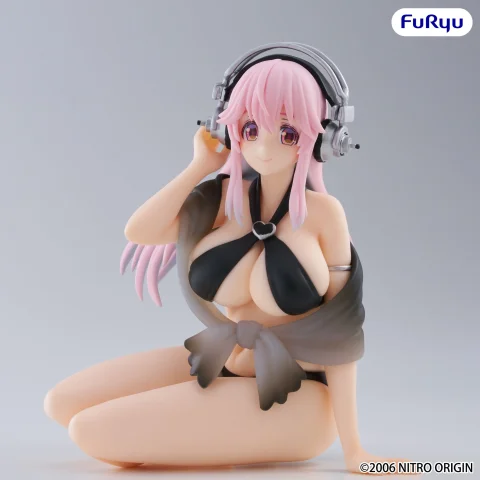 Produktbild zu Super Sonico - Noodle Stopper Figure - Super Sonico (Swimsuit) (Black Color Ver.)