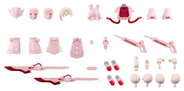 Produktbild zu Megalomaria Unlimited Universe - Plastic Model Kit Zubeh&ouml;r - Metamorphose Unit Exarmor Pink Nurse